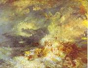 J.M.W. Turner Fire at Sea France oil painting reproduction